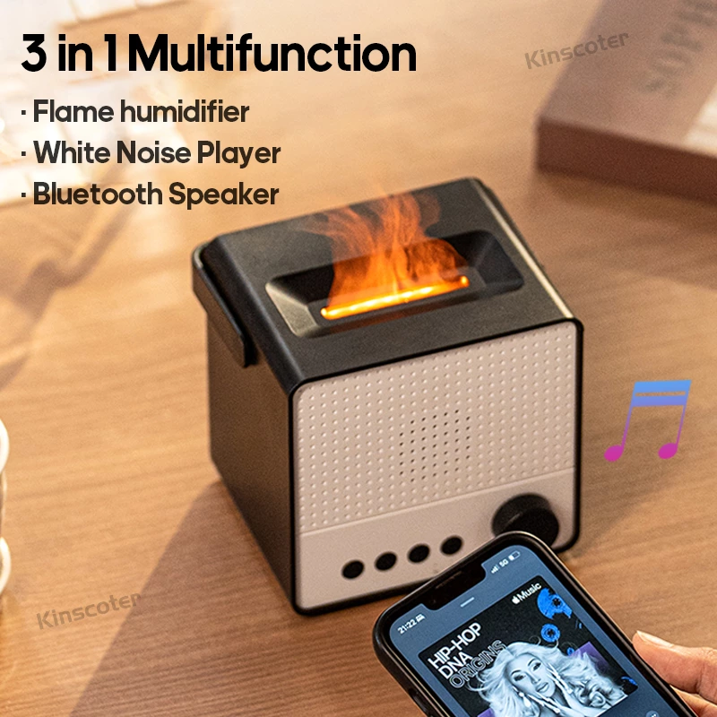 Experience Tranquility and Serenity with our Innovative White Noise Flame Diffuser