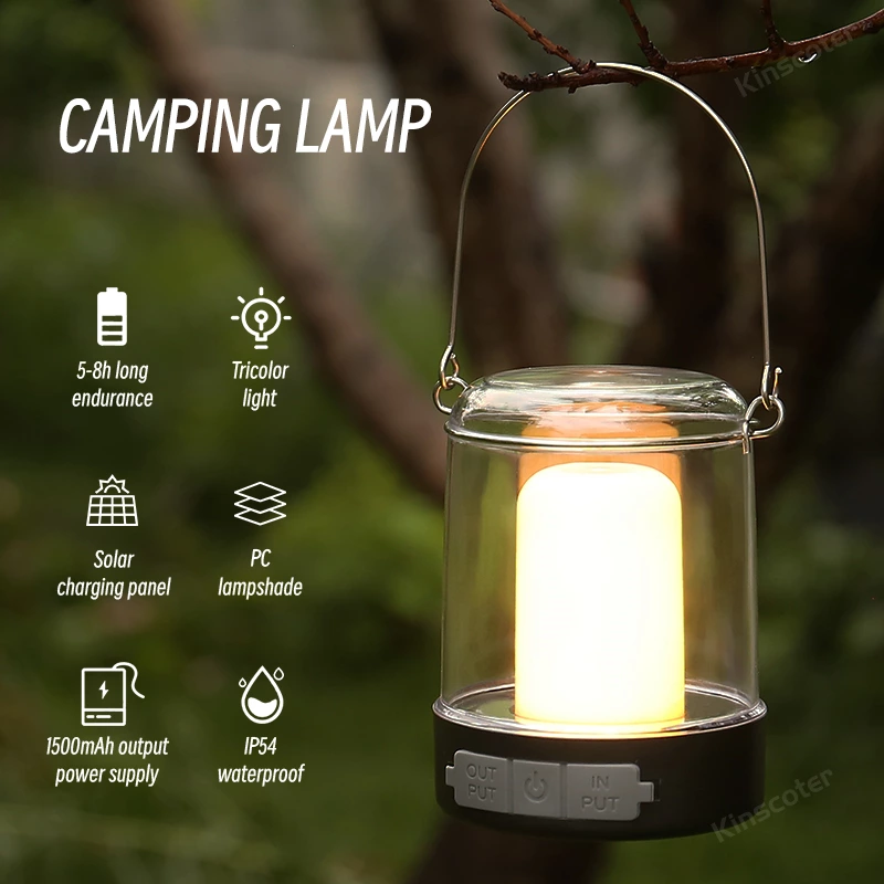 Portable hanging tent camping lamp 1911