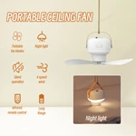 Wireless LED Light Smart Mini Ceiling Fan M35