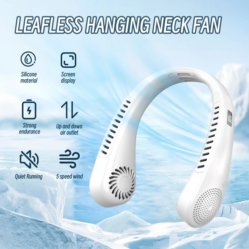 Bladeless Rechargeable Wearable Neck Fan Q7