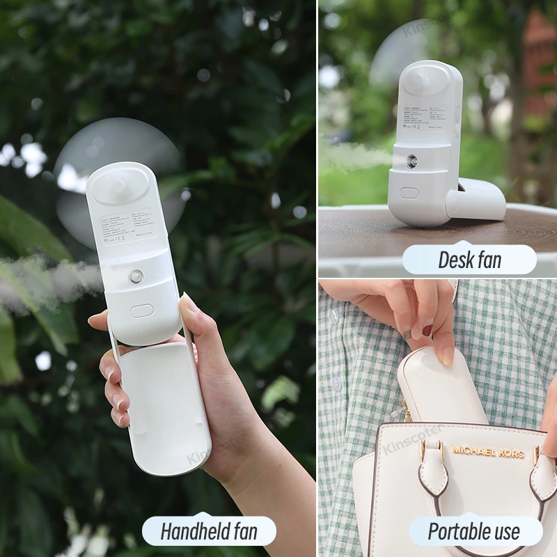 2 in 1 Foldable Handheld Mist Fan F11B