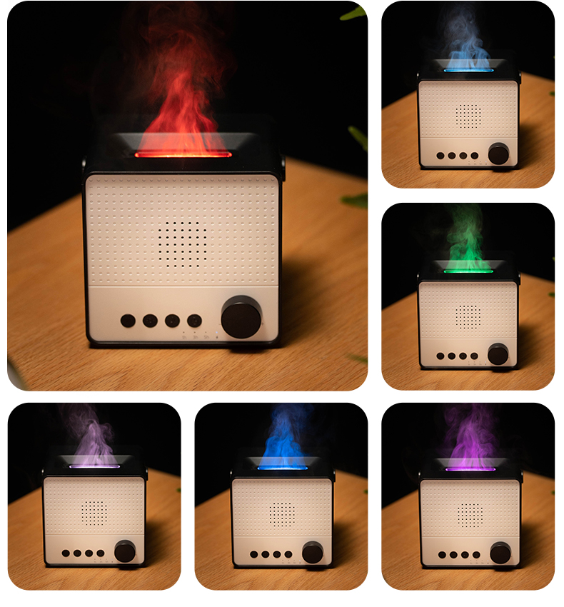 Experience Tranquility and Serenity with our Innovative White Noise Flame Diffuser