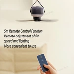 Wireless LED Light Smart Mini Ceiling Fan M35