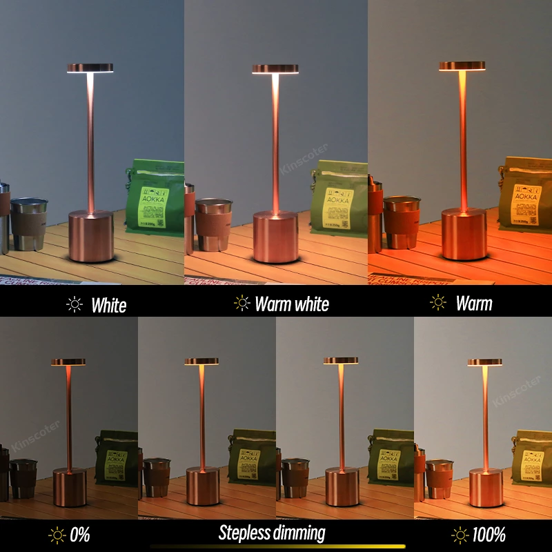 Gold Metal Table Lamp TL-009