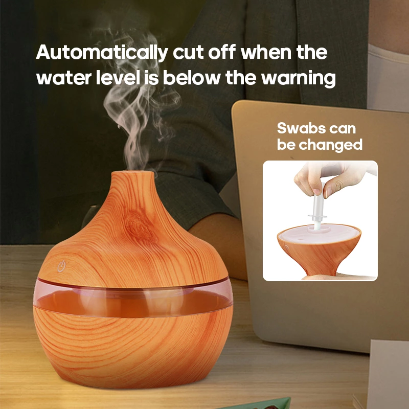 Wooden Humidifier DQ-300（300ml）