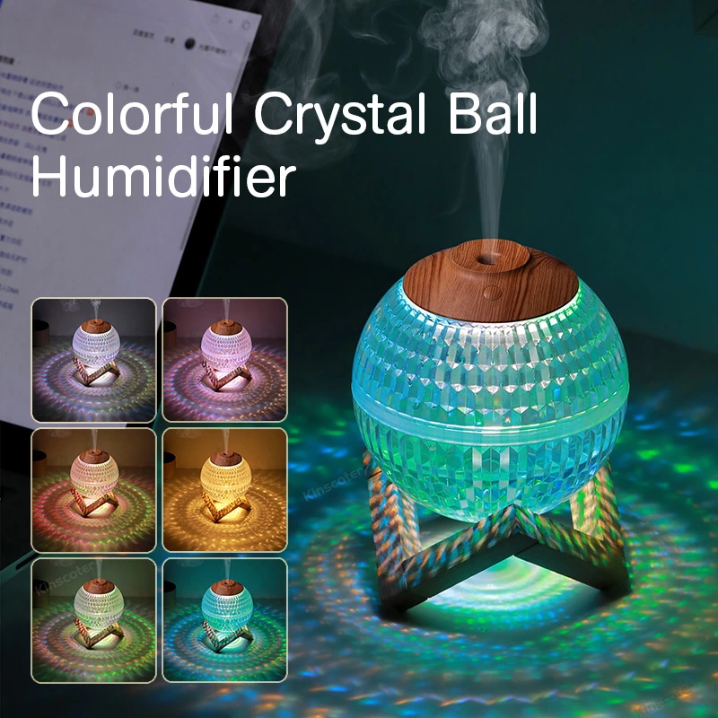 Enjoy your romance  with the Colorful Crystal Ball Humidifier