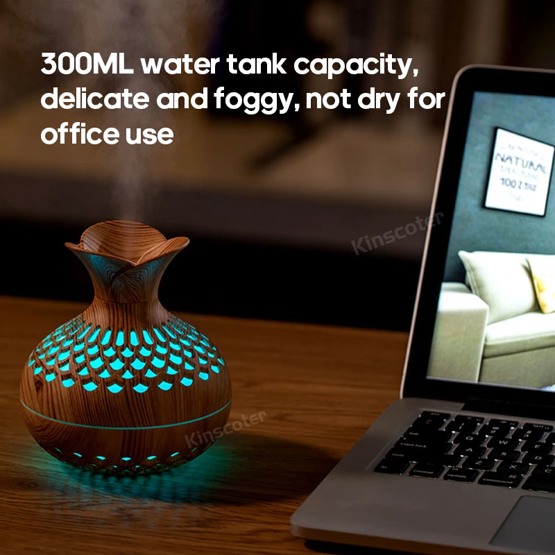 Wooden Flowers Humidifier SX-E342 ( 300ML)