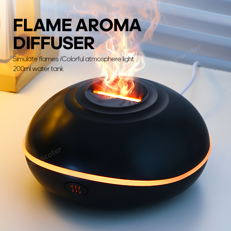 Experience Serenity with Our Flame Aroma Diffuser Your Gateway to