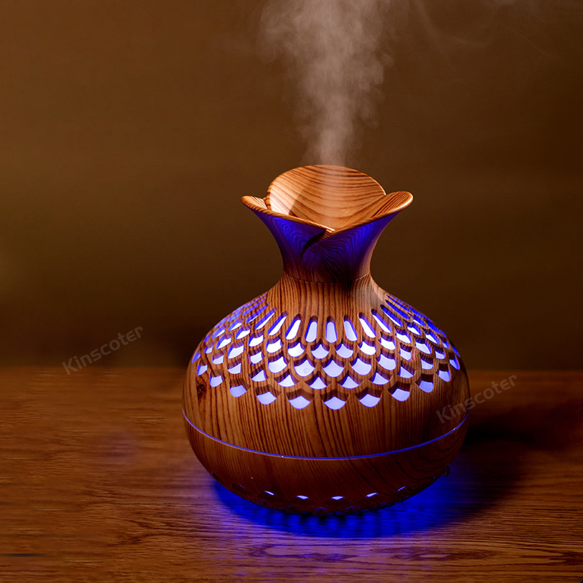 A Cute And Elegant Flower Wooden Humidifier