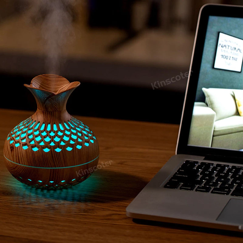 A Cute And Elegant Flower Wooden Humidifier