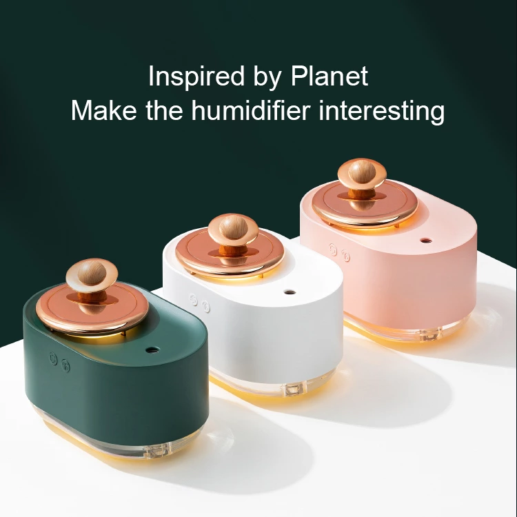 Experience the Future of Hydration with Our Rotating Planet Humidifier