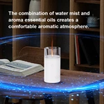 Desktop Car Humidifier Flame Diffuser A2(60ml)