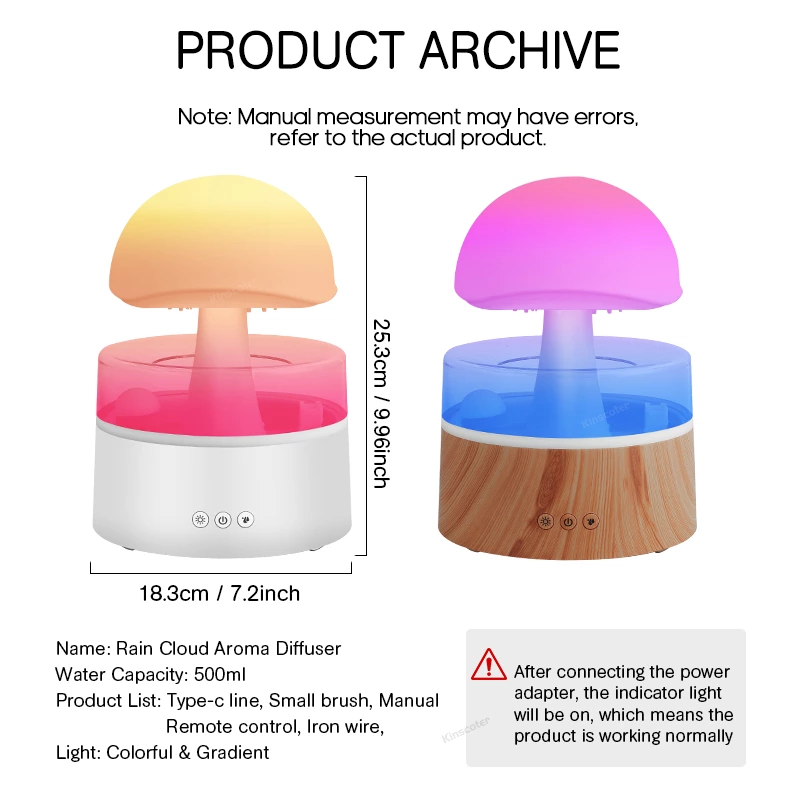 Raindrop Aroma Diffuser J026R