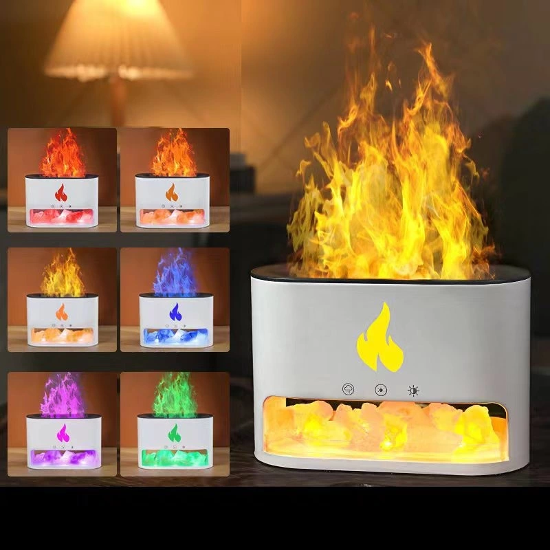 Introducing the Crystal Salt Flame Aroma Diffuser: A New Chapter in Air Quality and Ambiance for B2B Market