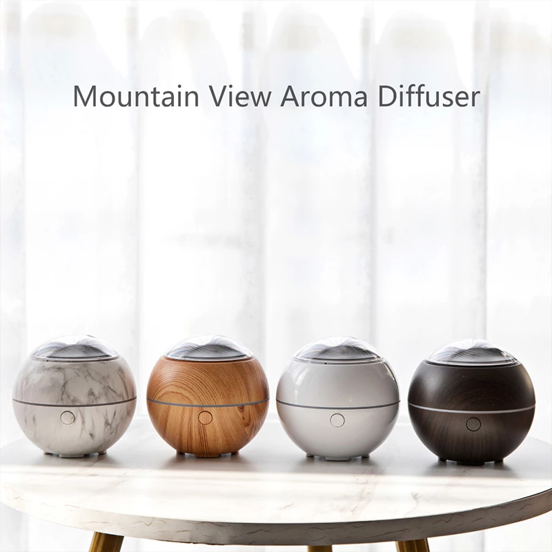 Enhance Your Space with the Mini Wood Grain Aroma Diffuser