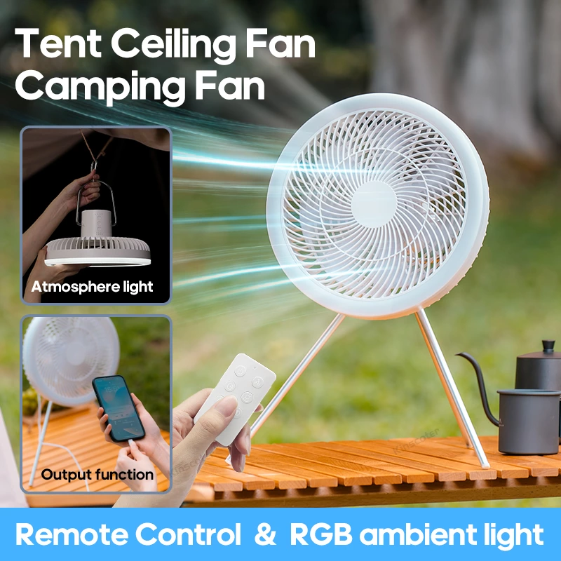 Embrace the Outdoors with Our Ultimate Camping Electric Fan