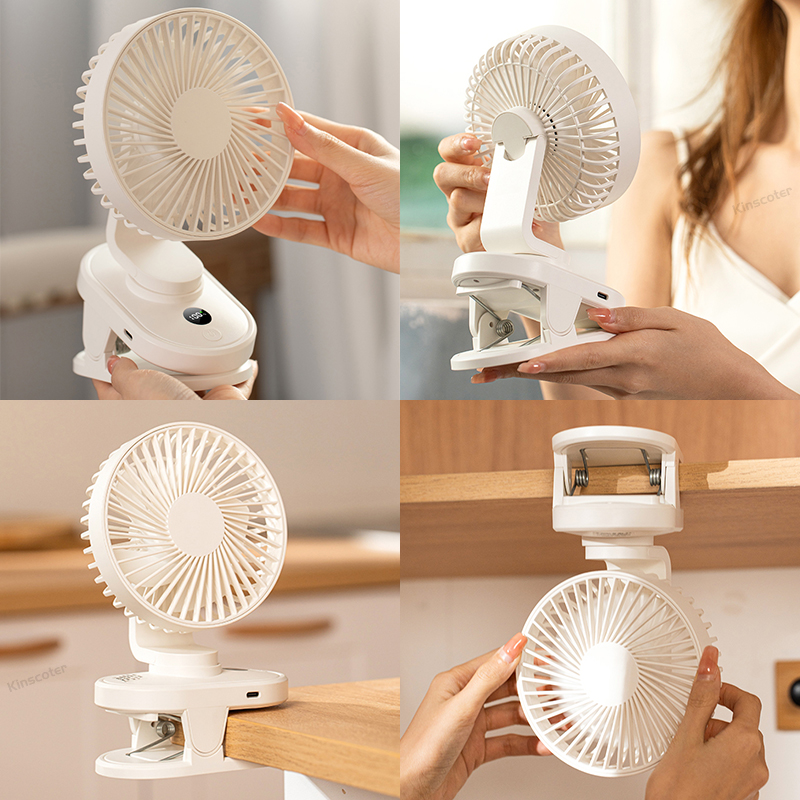 Stay Cool Anywhere with Our Convenient Clip Electric Desk Fan