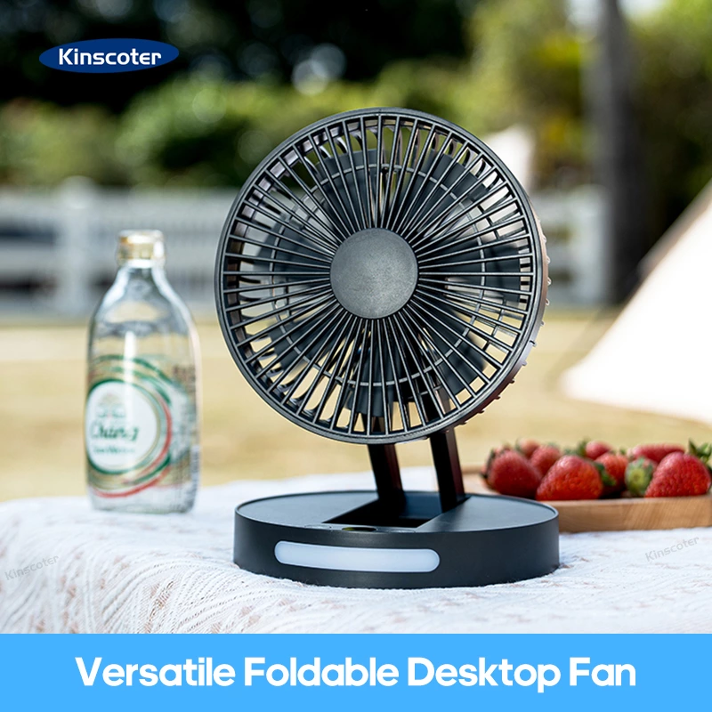 Introducing the Ultimate Desktop Companion: The Multifunctional Foldable Indoor Fan