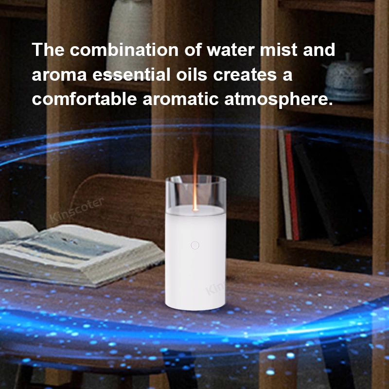 KINSCOTER Portable Candlelight Diffuser: Elevate Your Journey with Aromatic Bliss