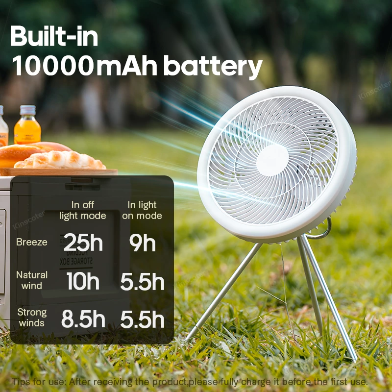 Unleash Comfort and Convenience with Our Remote-Controlled Outdoor Camping Fan