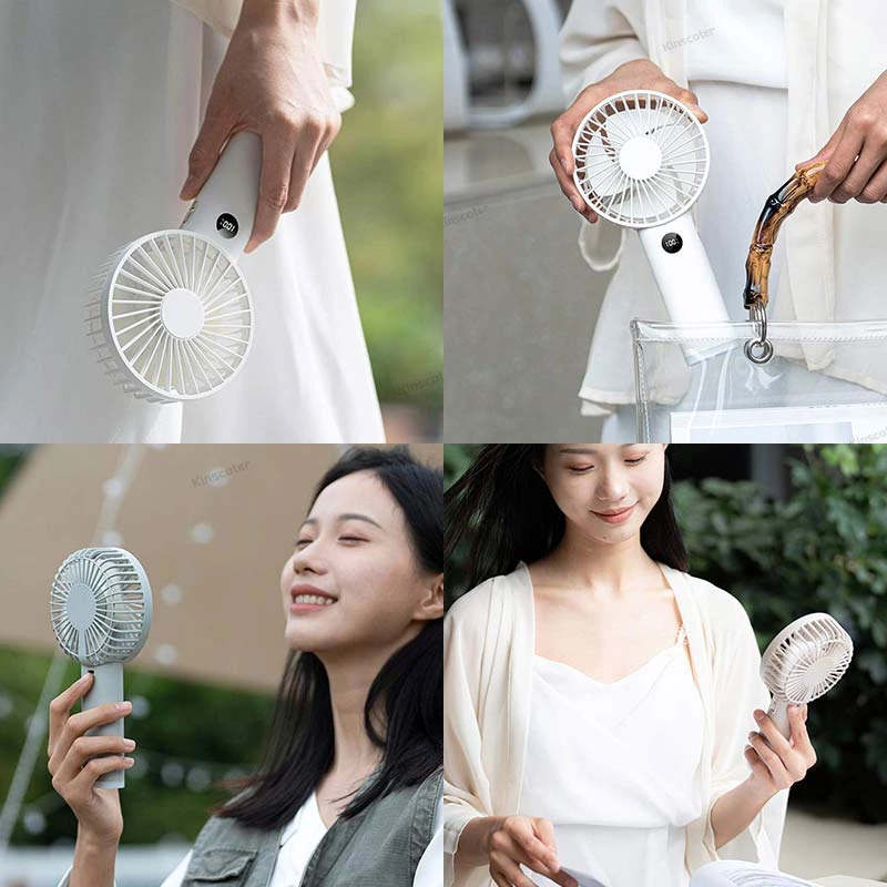 Experience Ultimate Comfort and Convenience with the LED Display Handheld Fan