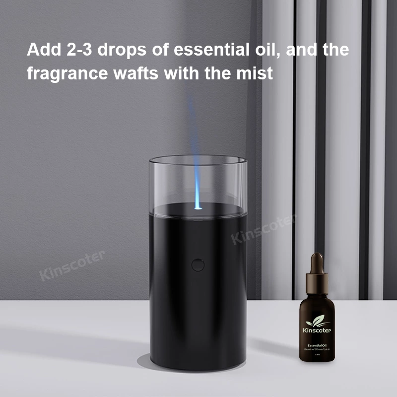 KINSCOTER Portable Candlelight Diffuser: Elevate Your Journey with Aromatic Bliss