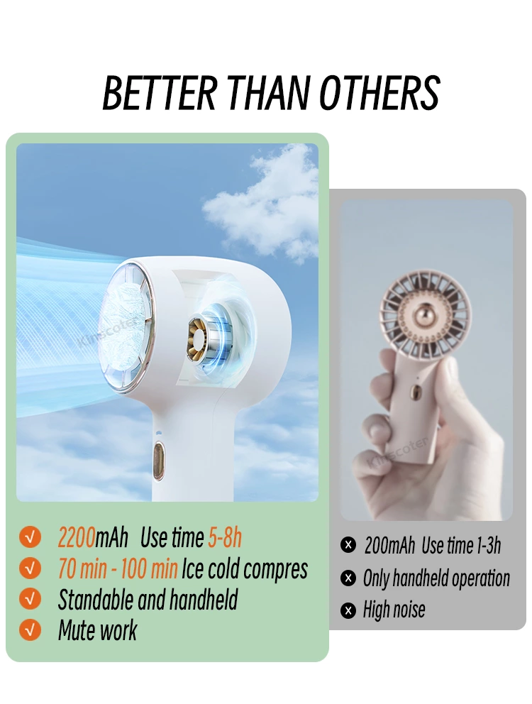 Discover the Cool Science: How Our High-Speed Ice Cooling Handheld Fan Works