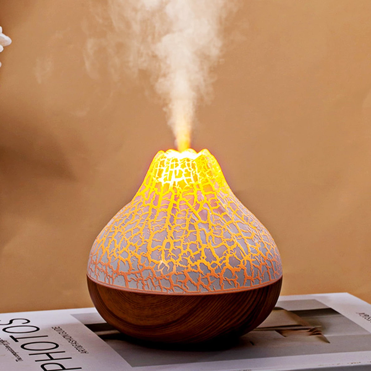 Transform Your Space with the Flame Volcano Aromatherapy Diffuser