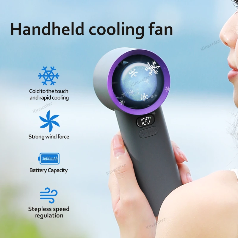 Stay Cool Anywhere with the Handheld High-Speed Cooling Fan: Your Summer Essential! 🌬️❄️