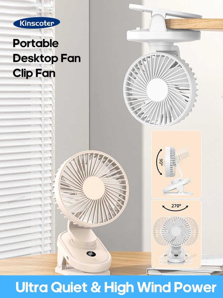 Beat the Heat with Our Stylish Desktop Clip Fan