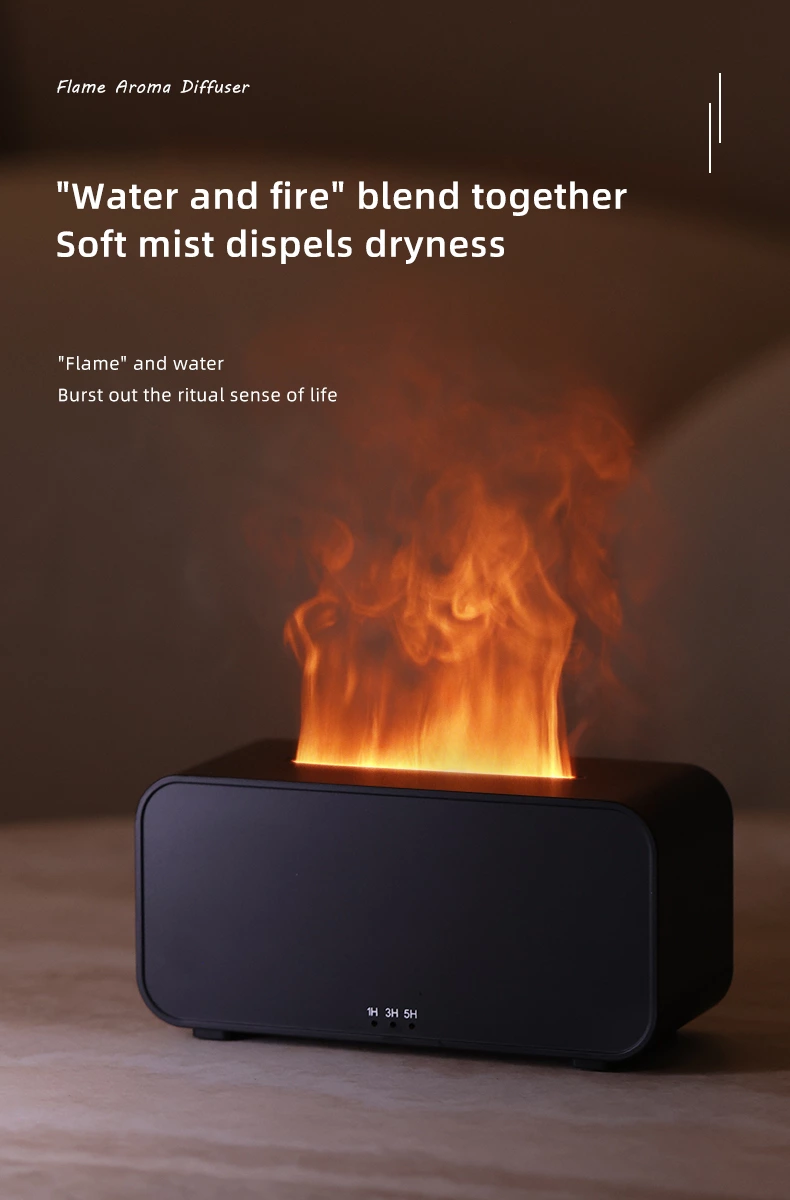 Ignite Your Senses: Meet the Flame Effect Aromatherapy Diffuser