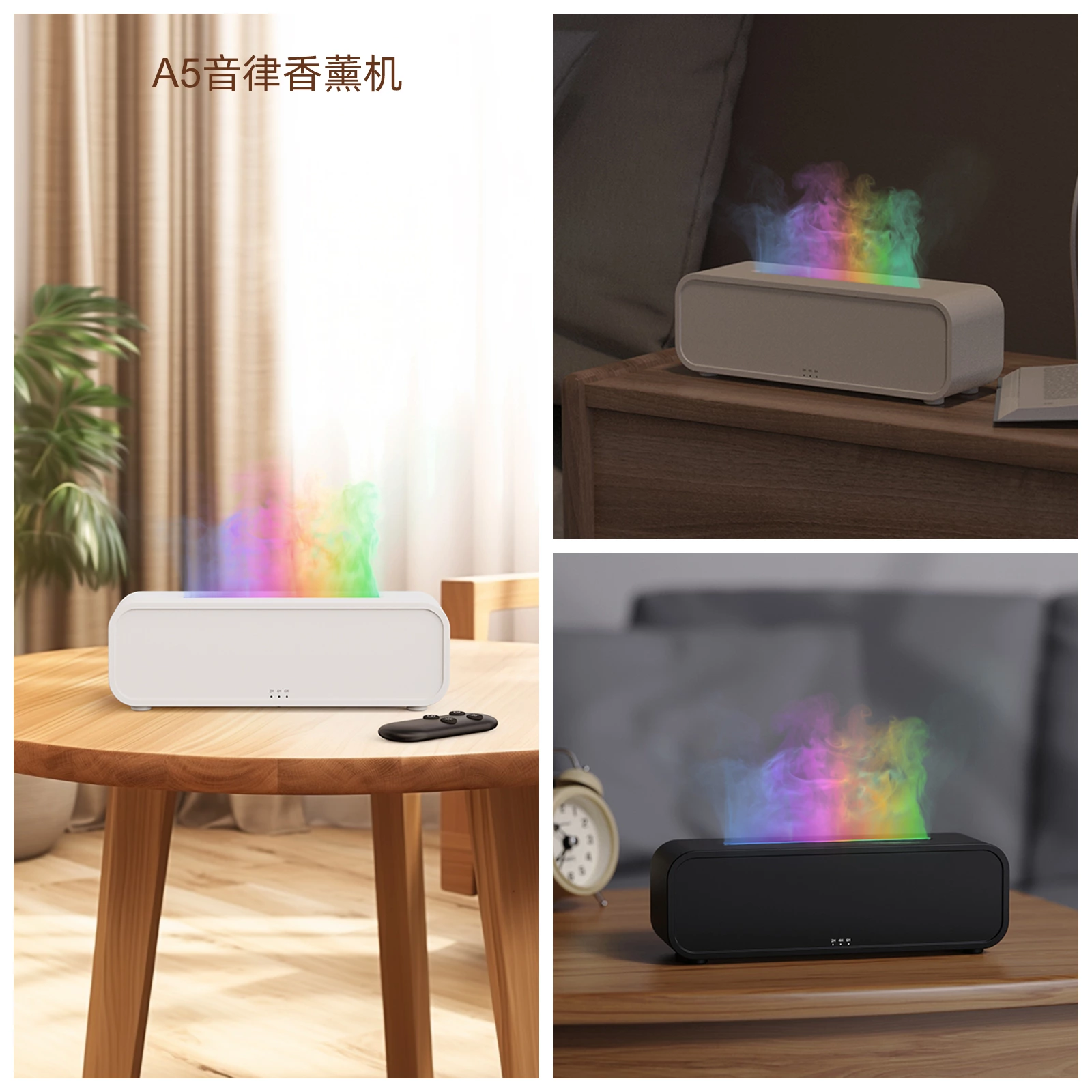 Colorful Flame Aromatherapy Diffuser A5