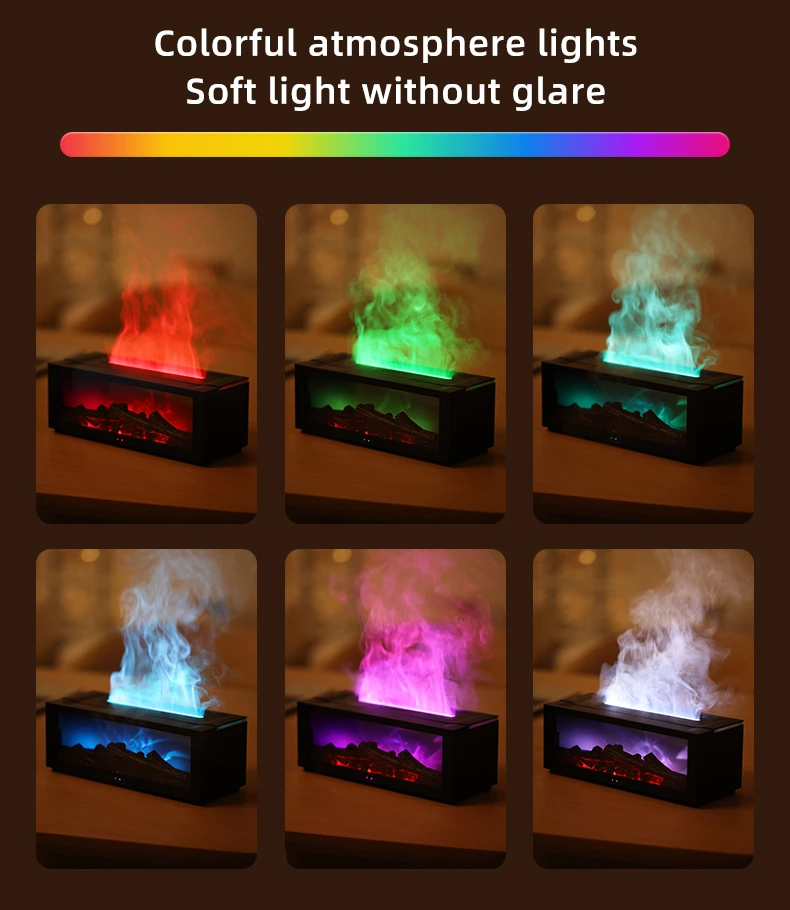 Transform Your Space with the Ultimate Fireplace Flame Aroma Diffuser