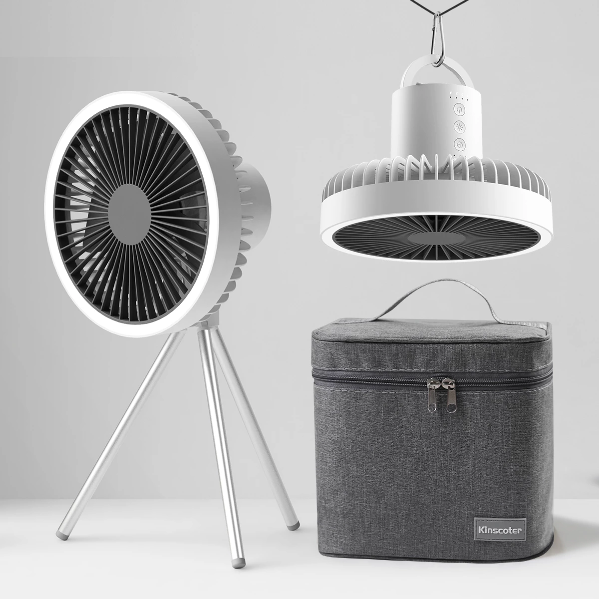 Elevate Your Camping Experience: The Ultimate Multi-Use Portable Fan with Detachable Tripod