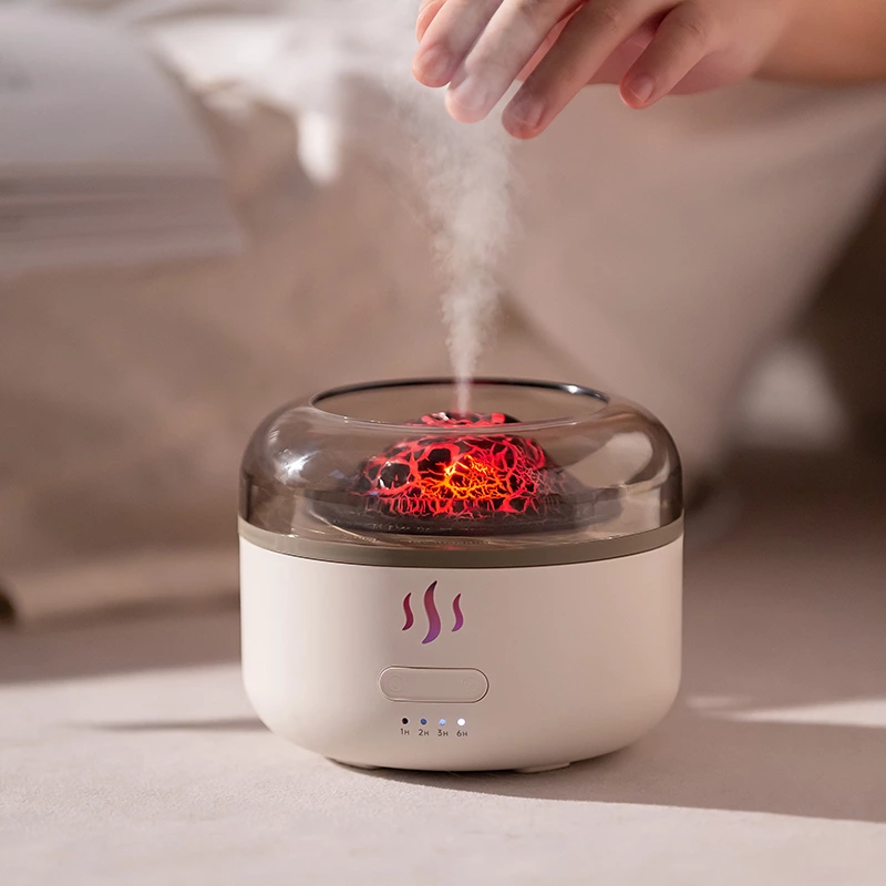 Transform Your Space with the Volcano Aromatherapy Diffuser 🌋✨ – Calm, Color, and Comfort!