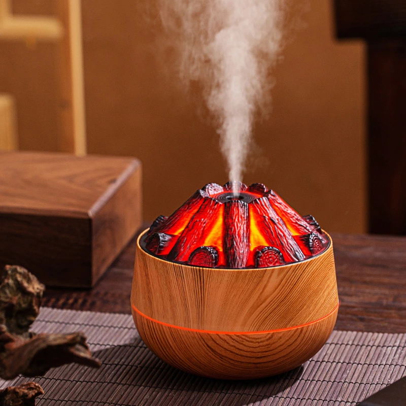 Discover the Ultimate Home Comfort: Volcano Charcoal Flame Humidifier