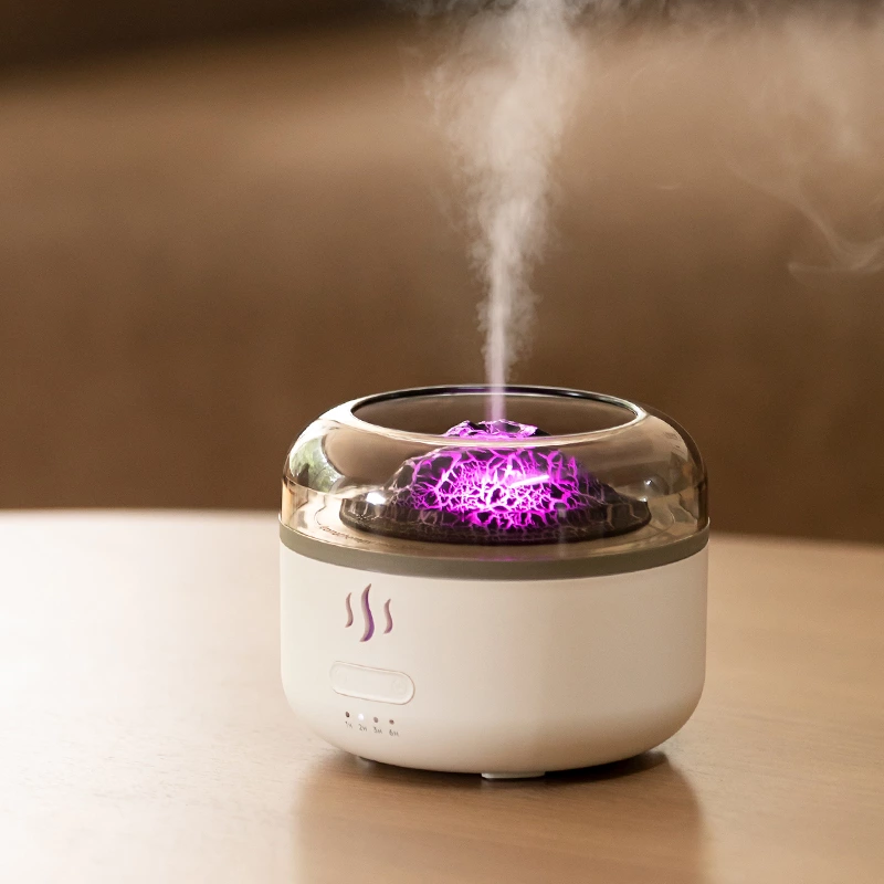 Transform Your Space with the Volcano Aromatherapy Diffuser 🌋✨ – Calm, Color, and Comfort!