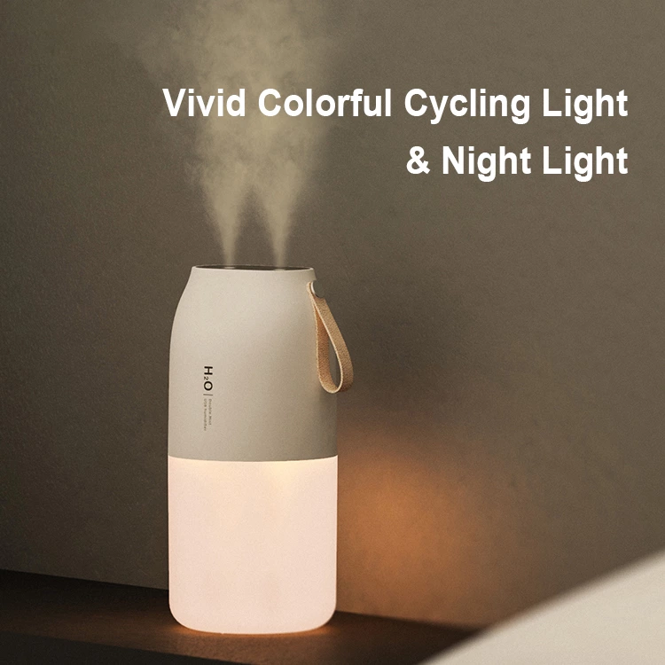 Double the Hydration, Double the Comfort:  the Mini Dual-Spray Humidifier for All Your Needs