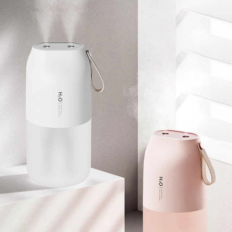 Double the Hydration, Double the Comfort:  the Mini Dual-Spray Humidifier for All Your Needs