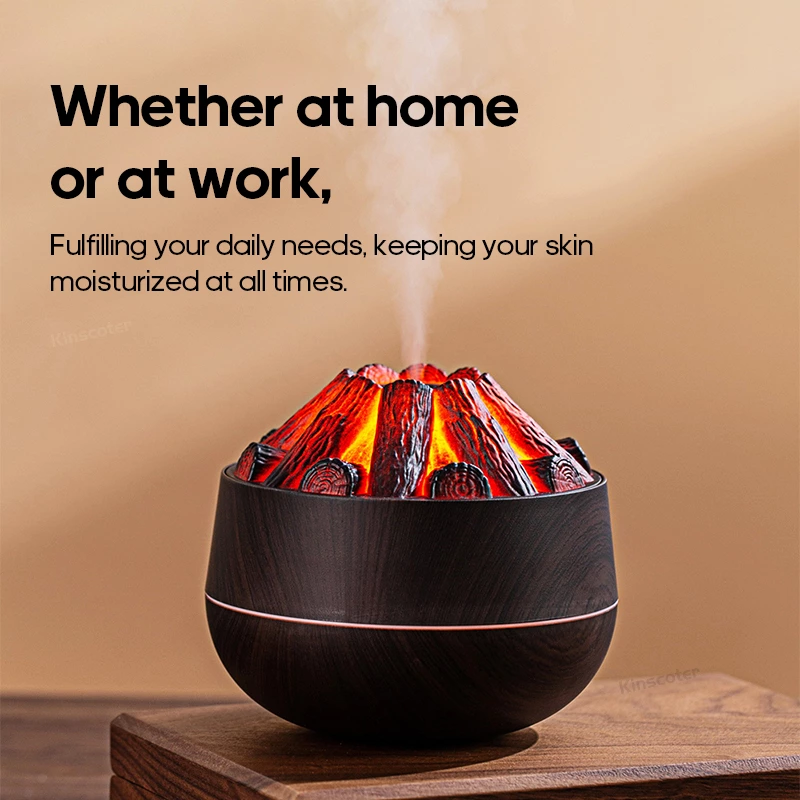 Discover the Ultimate Home Comfort: Volcano Charcoal Flame Humidifier