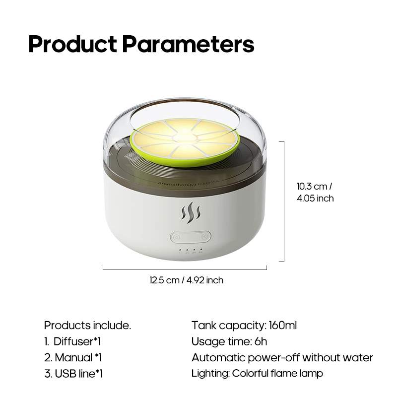 Lemon Aroma Diffuser 621 (160ml)