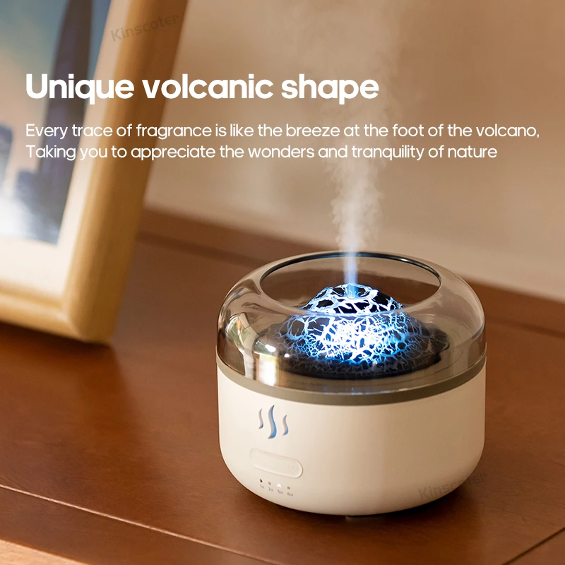 Transform Your Space with the Volcano Aromatherapy Diffuser 🌋✨ – Calm, Color, and Comfort!