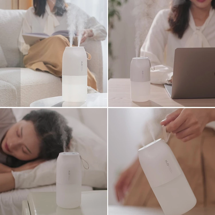 Double the Hydration, Double the Comfort:  the Mini Dual-Spray Humidifier for All Your Needs