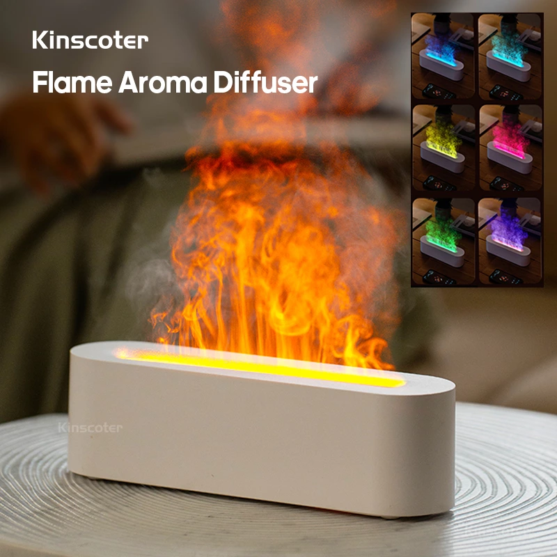 Create a Relaxing Atmosphere with Soothing Aromas and Captivating Visuals ——Seven-Color Flame Aromatherapy Diffuser