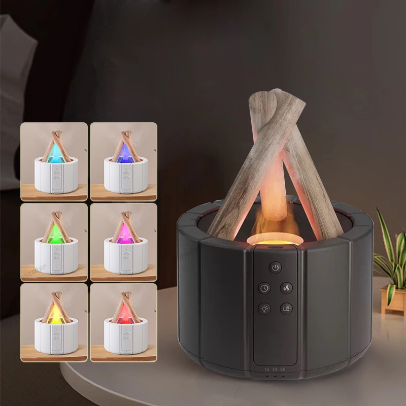 Bring the Warmth of a Campfire Indoors with Our Unique Flame Aroma Diffuser