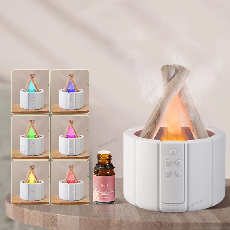 Bring the Warmth of a Campfire Indoors with Our Unique Flame Aroma Diffuser