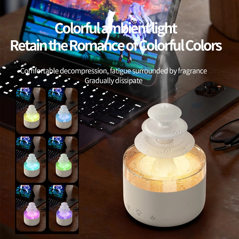 Create a Calming Oasis with the Cloud Raindrop Aromatherapy Diffuser