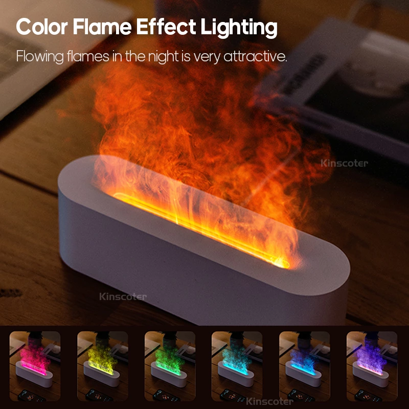 Create a Relaxing Atmosphere with Soothing Aromas and Captivating Visuals ——Seven-Color Flame Aromatherapy Diffuser