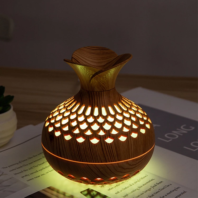 Enhance Your Living Space with the Elegant Wood Grain Humidifier