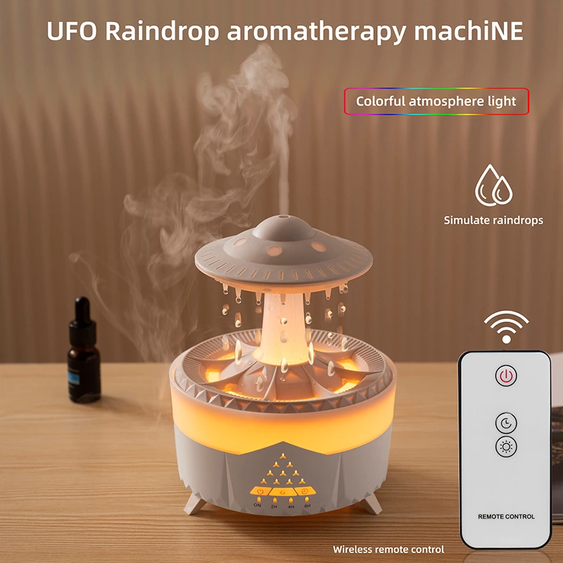 Discover Tranquility with the UFO Raindrop Aromatherapy Diffuser